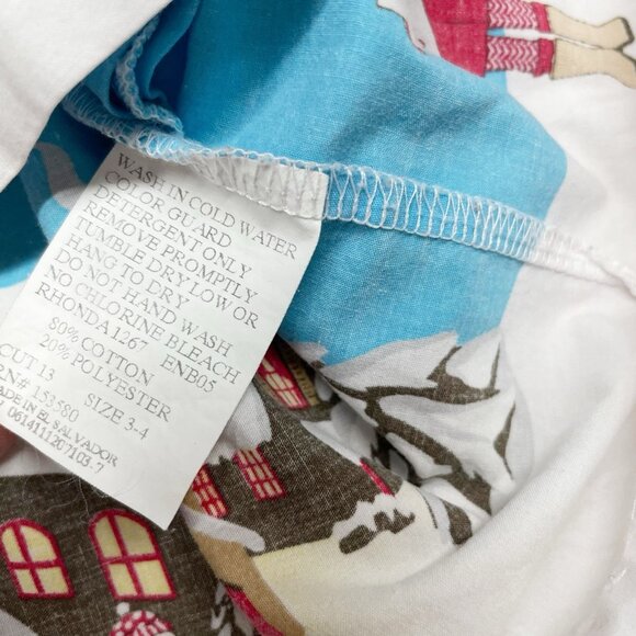 Eleanor Rose ‘Twas The Night Before Christmas Santa Holiday Dress Girls Size 3-4 - Picture 9 of 9